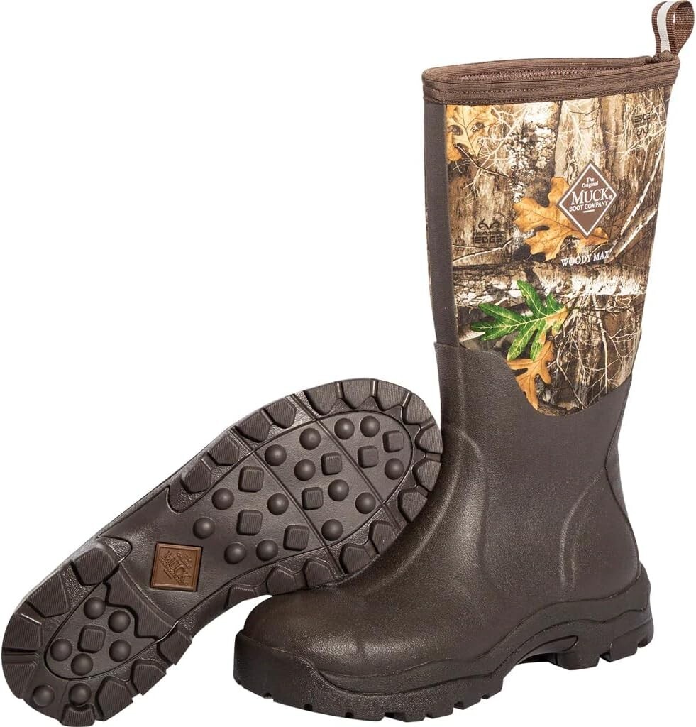 Muck Boots Men\'s Tall Waterproof Rain & Snow Boots - Realtree Camo Muck WDMRTE Realtree Edge Woody Max Tall Boots main image 3