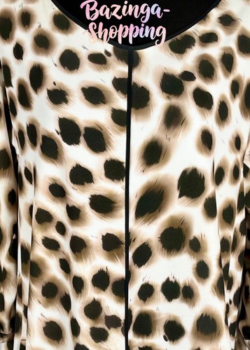 🌿 Extravagantes Designer Kleid Marc Cain creme schwarz Leo modern chic N4 🌿 - Bild 5 von 10