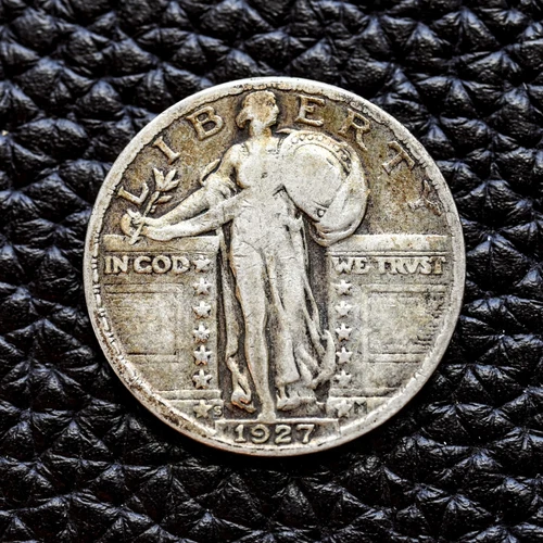 (ITM-6195) 1927-S  Standing Liberty Quarter  ~ Fine+ ~ COMBINED SHIPPING!