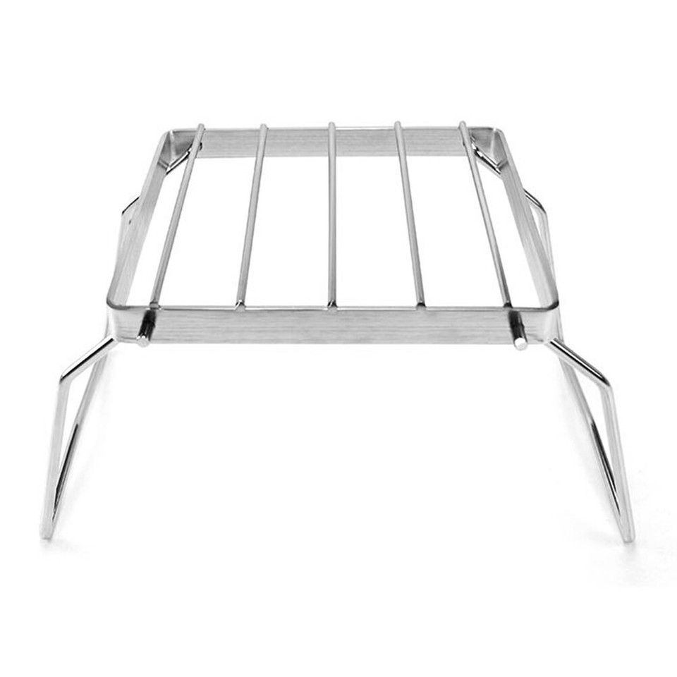 Multifunctional Folding Campfire Grill Portable Stainless Steel