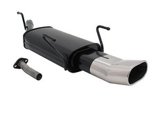 Sportauspuff Endschalldämpfer 135x75 D-T-M passend für OPEL ASTRA G CARAVAN