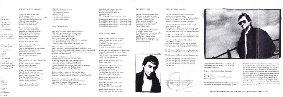 MC Chris de Burgh - Flying Colours - A&M Records 1988 - tape musikkassette - Bild 3 von 3