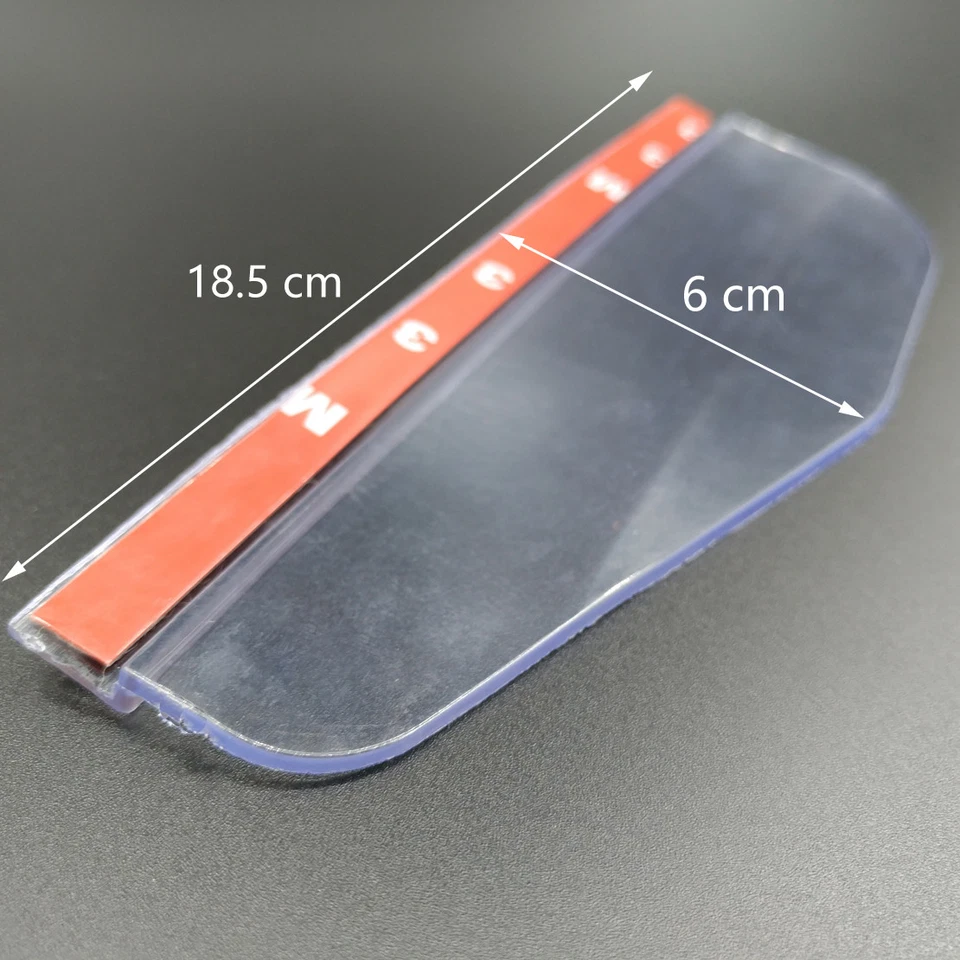 Espejo retrovisor lateral universal para coche 2 piezas protector contra la lluvia parasol protector de agua Foto 2 de 4