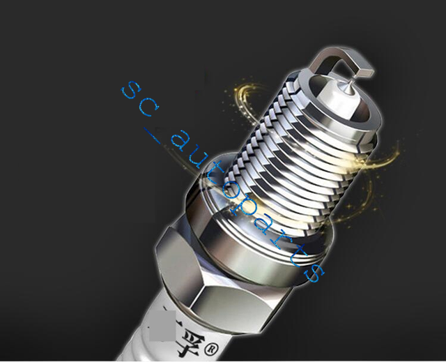 4Pcs Titanium Alloy Ignition Spark Plugs Kit For Hyundai Santa Fe 2013