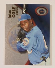 BRIAN COLE 2001 FLEER EX ROOKIE CARD RC #127 - #2553/2999. rookie card picture