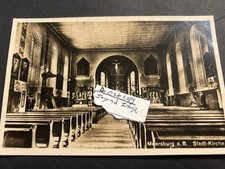 RPPC Meersburg a.B Stadt-Kirche Vintage Original Photo Inside Church RARE German