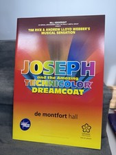 JOSEPH Amazing TECHNIGOLOR De Montfort  Hall programme