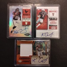 3 Keke Coutee Rookie Autos 2018 Panini Contenders Optic Cert Texas Tech Texans