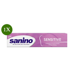 1 Pack X Sanino Total Sensitive Toothpaste 90ml, Gentle Formula for Sensitive