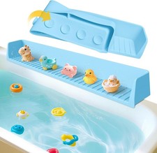 Silicone Bathtub Splash Guard for Kids, Splash Guard for Bathtub