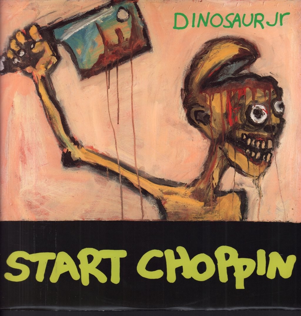 Dinosaur Jr Start Choppin 12"" vinyl UK Blanco Y Negro 1992 in pic sleeve NEG61T