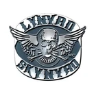 Lynyrd Skynyrd Pin Pin · Skull Logo · Ribbon Patch · Official Merch