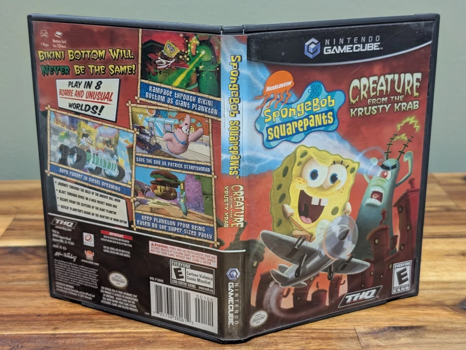 SpongeBob SquarePants: Creature from the Krusty Krab (GameCube, 2006) CIB Tested - Image 4 of 4