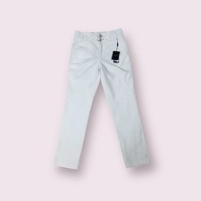 Dolce & Gabbana White Dress Pants Pin Stripes Trousers Sz IT 42 US 6