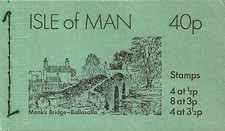 1974 Isle of Man Sg SB6 40p Monk's Bridge Booklet MNH