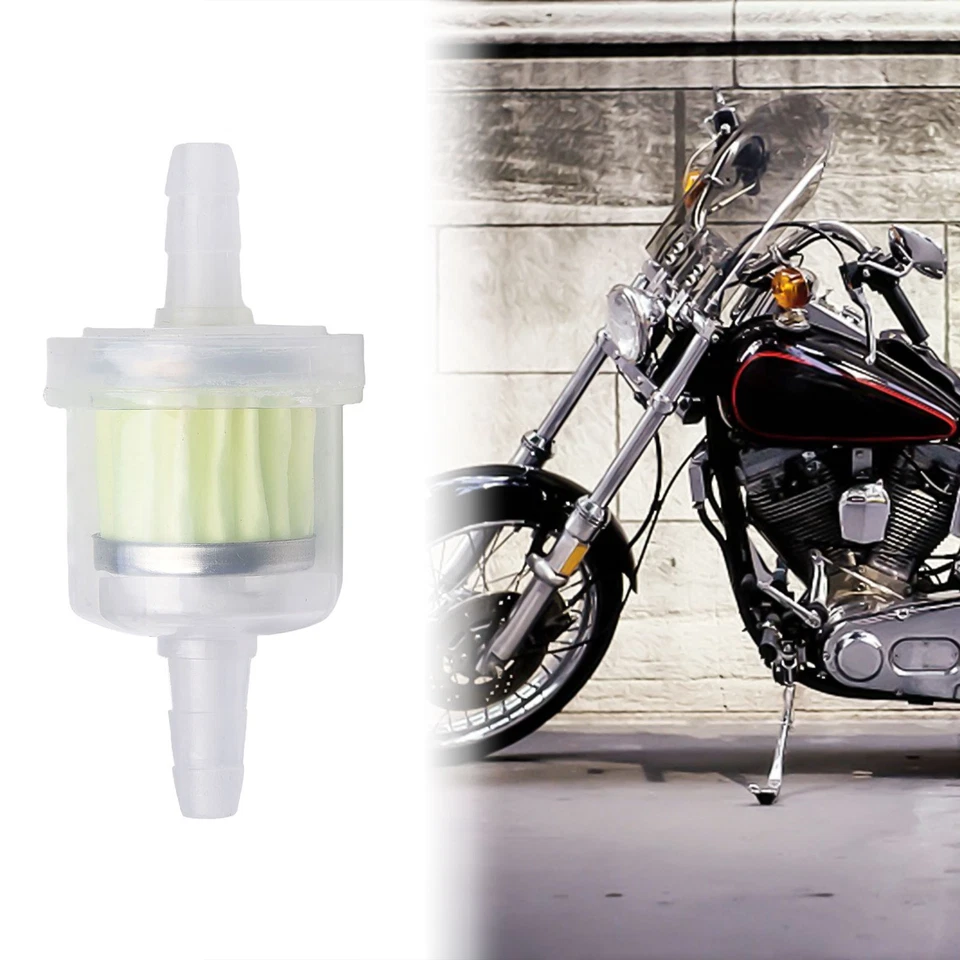 Paper Core Fuel Filter Motorcycle Fuel Filter ABS Material White And Green Color - Image 2 of 4