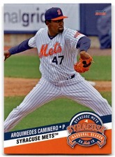 2019 Choice Syracuse Mets Arquimedes Caminero #4 Syracuse Mets