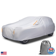 Caromop 10-Layer Waterproof Car Cover All Weather Protection Snow Rain Sun