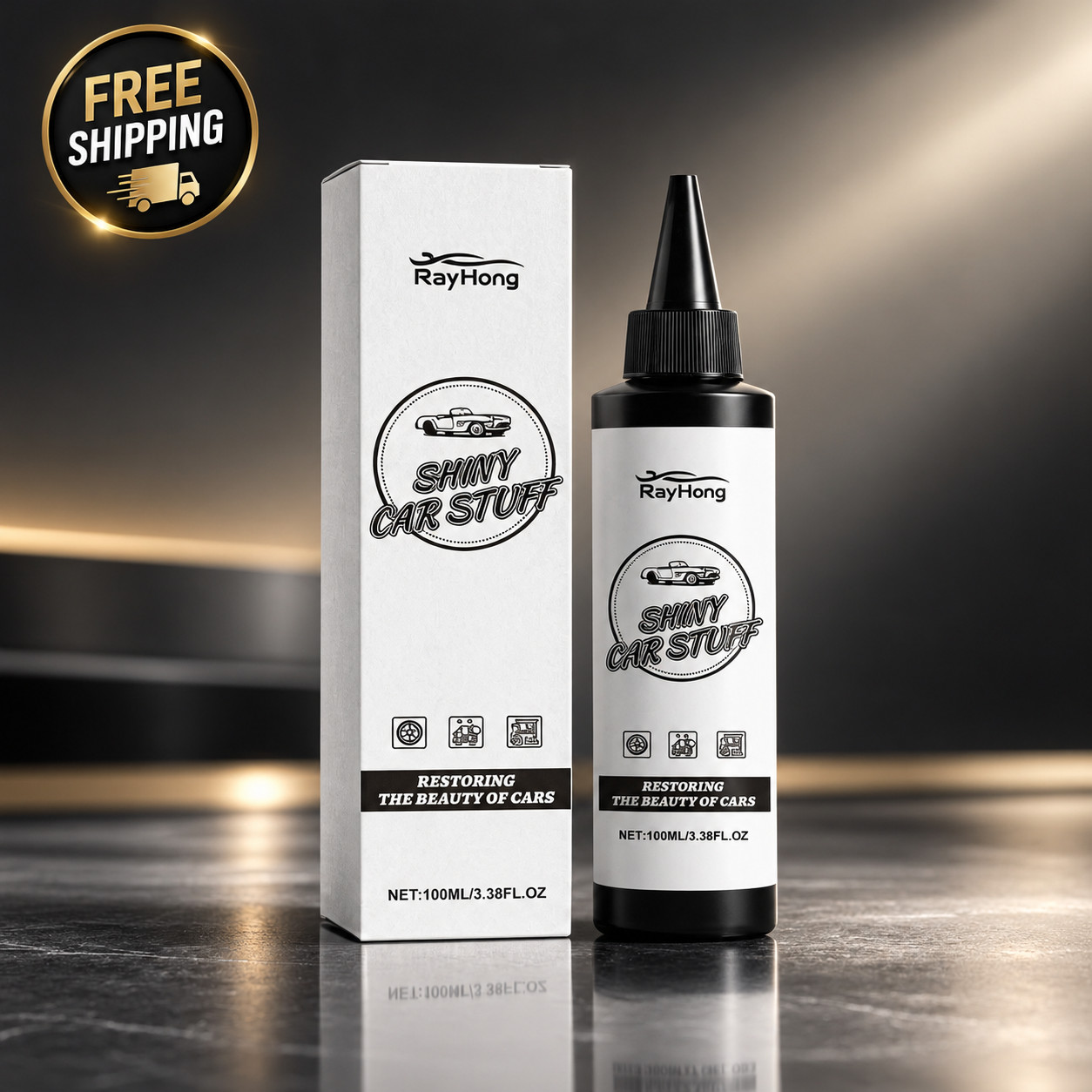 Coating Agent For Car Portable Car Cleaning And Polishing Shiny Car Stuff 100ml