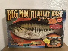 NEW in Open Box 2000 SIGNING/ANIMATED BIG MOUTH BILLY BASS THE SINGING SENSATION