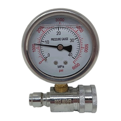 #ad Pressure Washer Gauge Kit 3 8quot; Quick Connect 6000 PSI for Power Washer Testing $14.99
