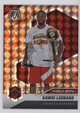 2020-21 Panini Mosaic Finals MVPs Reactive Orange Prizm Kawhi Leonard #299 1c0s