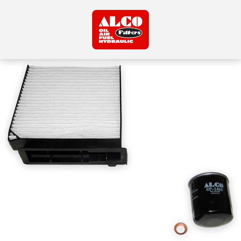SERVICE KIT for DACIA DUSTER 1.6 SCE 115 ALCO OIL CABIN FILTERS (2015-2018)