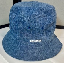Oshkosh B'gosh Blue Denim Toddler Bucket Hat New