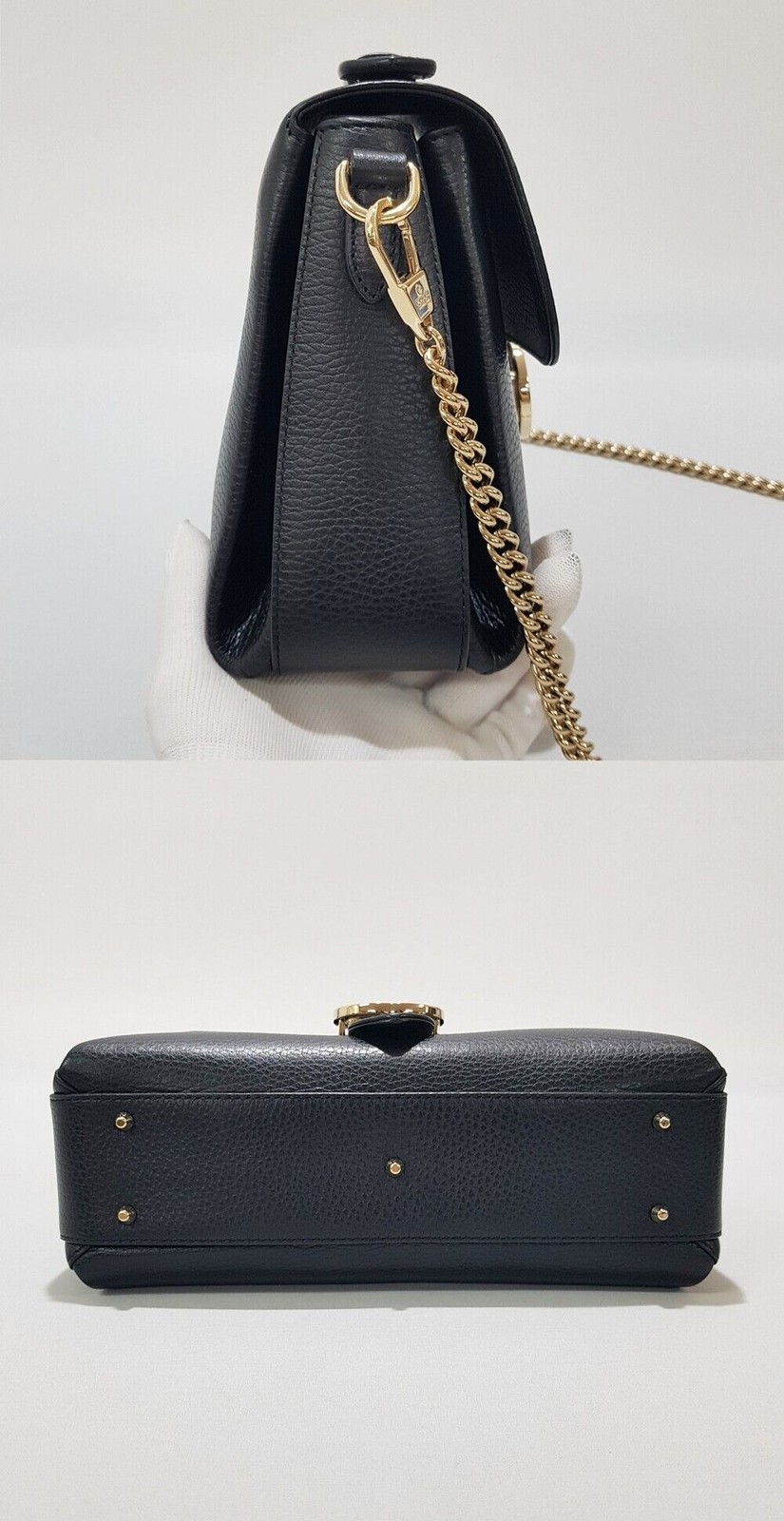 Gucci Interlocking Small Top Handle Chain Shoulde… - image 4