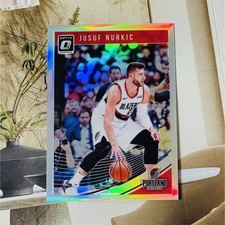 Panini Donruss Optic Prizm Jusuf Nurkic #41 2018-19 Portland Trail Blazers