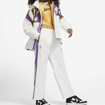 Nike x Ambush NBA collection Lakers Pants Summit White DB1636-121 Women s Sz: S