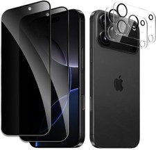 2PCS Privacy Tempered Glass Screen Protector For iPhone 17 16 15 14 13 Pro Max
