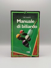 Manuale di Biliardo Libro Luigi Lamparelli 1987 MEB 2° Edizione 8876690131
