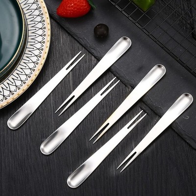 Elegantes und modernes Obst Kuchen Gabel Löffel Set Erhöhen Sie Ihr kulinarisc