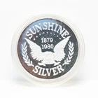 1879-1980 Sunshine Mint Centennial 1-oz .999 Silver Round in Cap