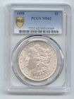 1898 Morgan Silver Dollar, PCGS TrueView MS-62