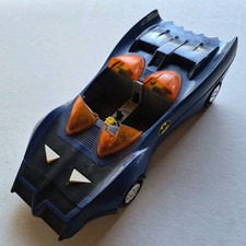Vintage 1984 Kenner Batman Super Powers Batmobile DC Comics Works Chipped Window