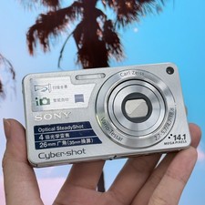 Sony Cyber-shot DSC-W350 Digital Camera 14.1MP 4x Zoom Sliver English Language