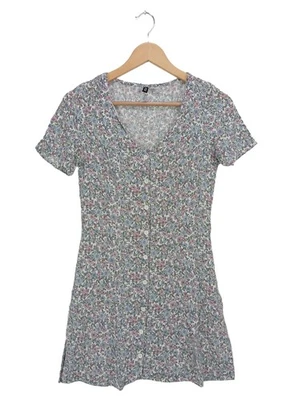 H&M DIVIDED Robe d’été Dames Robe T EU 34 bleu-blanc-rosé style décontracté - Photo 1/4