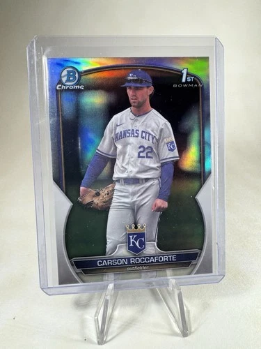 Carson Roccaforte 2023 Bowman Draft #BDC-140 1st Bowman Chrome Refractor