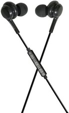 Magnavox MHP4857-BK Ear Buds with Microphone in ONE SIZE FITS ALL, Black