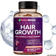 Growth Rainbow Promote Hair Growth and Prevent Hair Loss Nutrients Advanced Hair