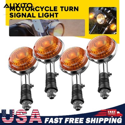Front Rear Turn Signal Lights Amber Left Right For Yamaha Drag star 400 650 1000