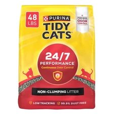Non-Clumping Cat Litter, 24/7 Performance Multi Cat Litter , 48 lb Bag