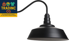 Large Outdoor Barn Light Gooseneck Light Fixture Made in America from 18-Gau