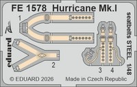 MW22 Eduard FE1578 Hurricane Mk.I Seatbelts Steel 1/48 Zoom Set For Arma Hobby