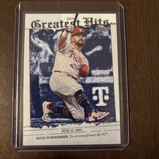KYLE SCHWARBER 2026 TOPPS GREATEST HITS PHILADELPHIA PHILLIES #GH-16 ⭐️⭐️⭐️ FHOF
