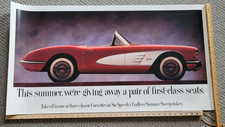 Corvette Poster - Sir Speedy Promo Poster 1960 Corvette Nice Corvette Poster - Sir Speedy Promo Poster 1960 Corvette Nice