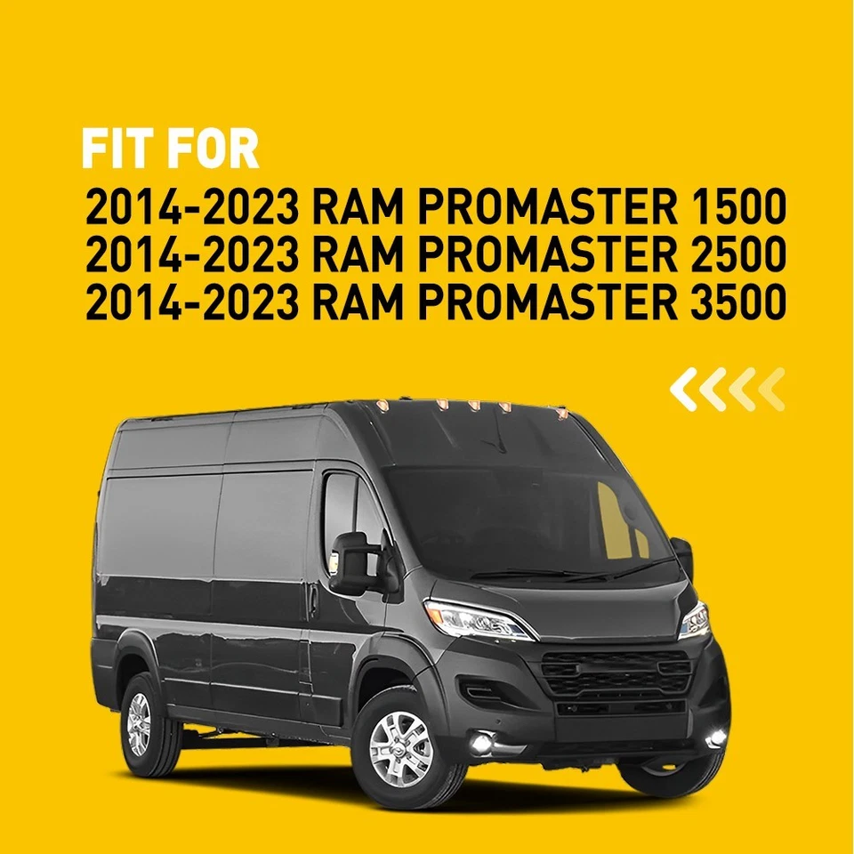 Luz de espejo retrovisor lateral derecho señal delantera pasajero ajuste 14-23 Ram ProMaster 1500 Foto 2 de 4