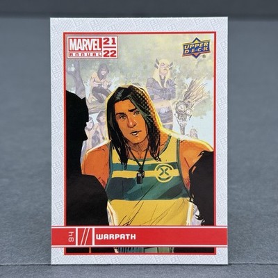 Warpath 2021-22 Upper Deck Marvel Annual #94 Trading Card